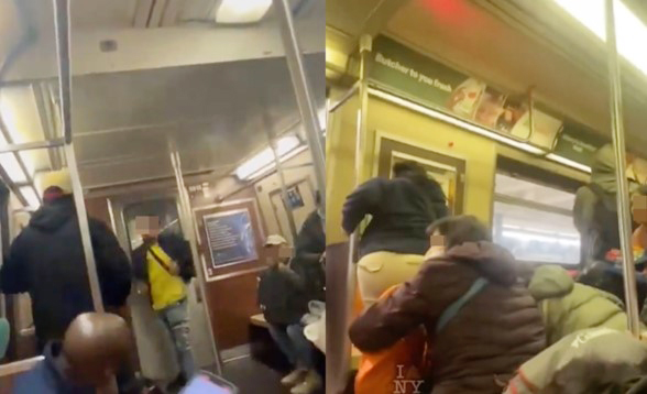 2男地铁斗殴连开4枪 乘客吓坏趴下哭喊
