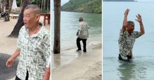 70歲老人騎6天摩哆 只為了看一次海