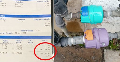 戴府只住兩人 換了個水表 水費從RM14 飆至2萬｜附音頻