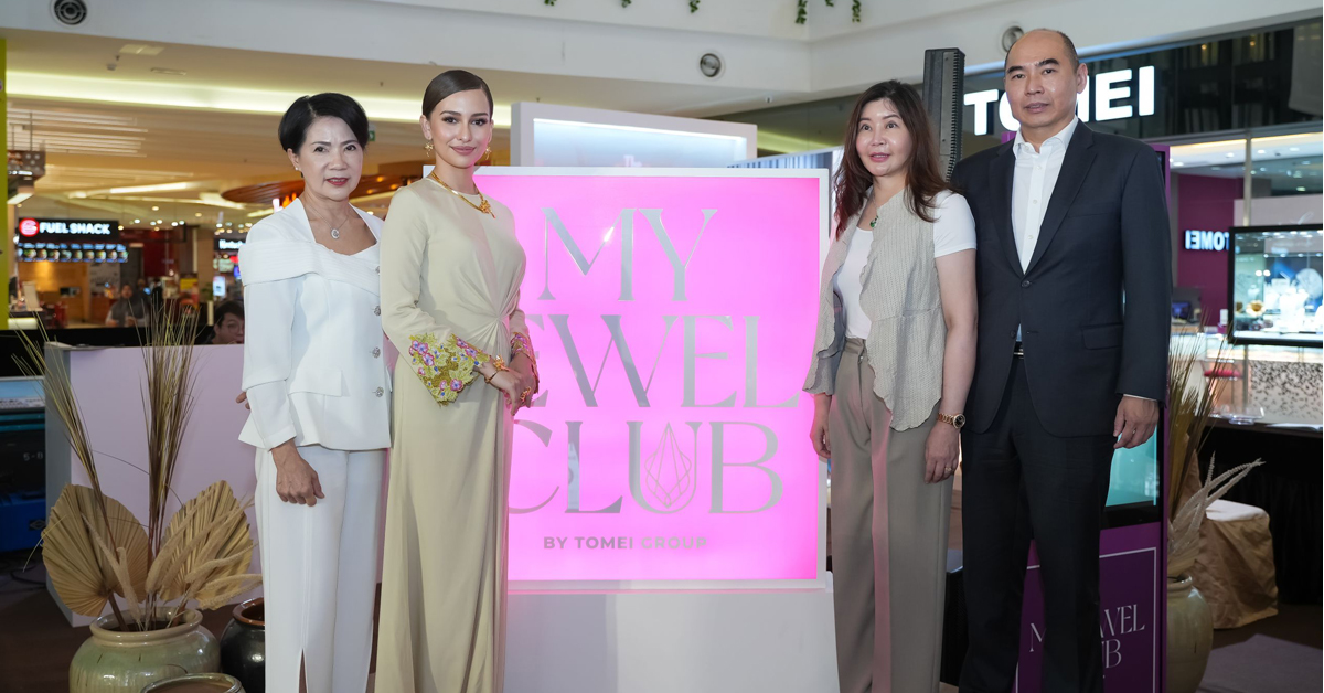 吕美丽（左起）、安娜乔布林、钟昭梅及吴逸平共同推介升级版My Jewel Club。