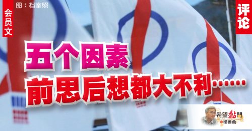 会员文｜杨善勇：行动党可能输掉新古毛