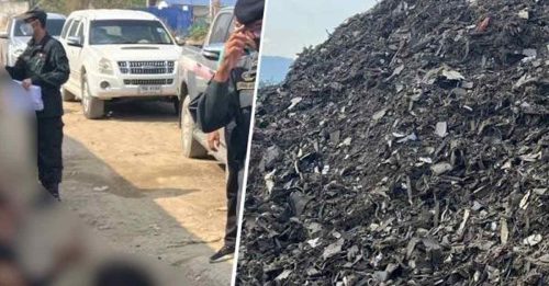 从中国走私50吨电子垃圾 51岁男在泰被捕