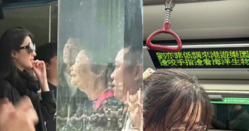 刘亦菲“咬手撕嘴皮”    秒登香港地铁跑马灯