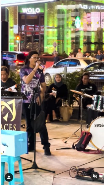 马来乐队 隆街头唱《海阔天空》 “全民造星V”参赛者 惊叹
