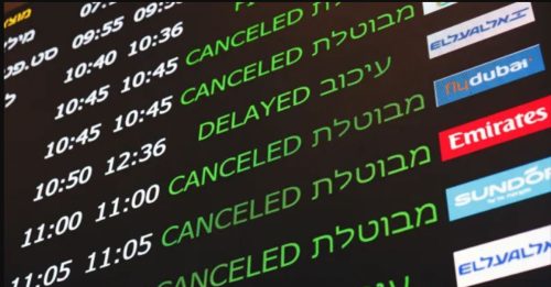 伊朗空袭以色列后 西亚周一航班大乱