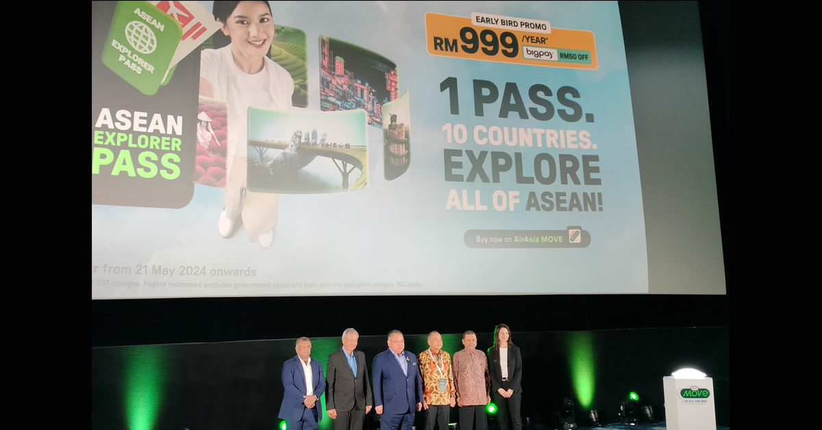 AirAsia MOVE Asean Explorer Pass无缝探索东协国家