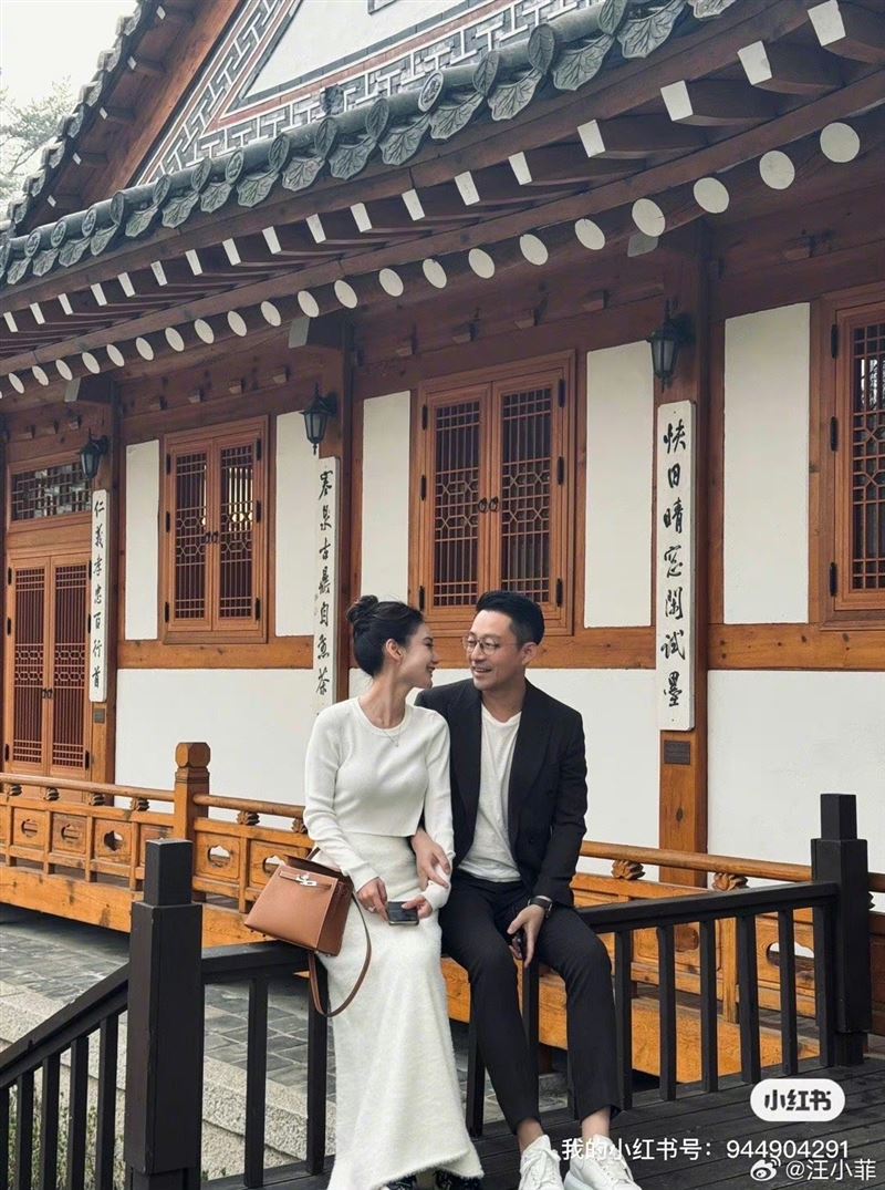 汪小菲和未婚妻Mandy到韩国旅游。