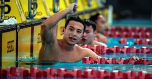澳洲游泳公开赛 邱浩延破400公尺自由泳全国纪录