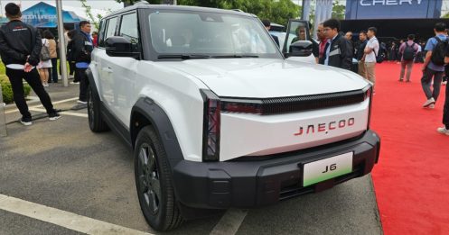 Jaecoo J6确定来马  纯电越野SUV方盒设计吸睛