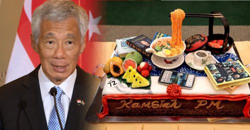 最后一次总理身分出席国会 李显龙获议员献蛋糕：Kamsiah