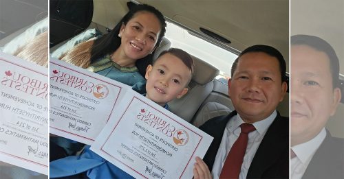 柬总理洪马内儿子 获国际数学赛全球第一