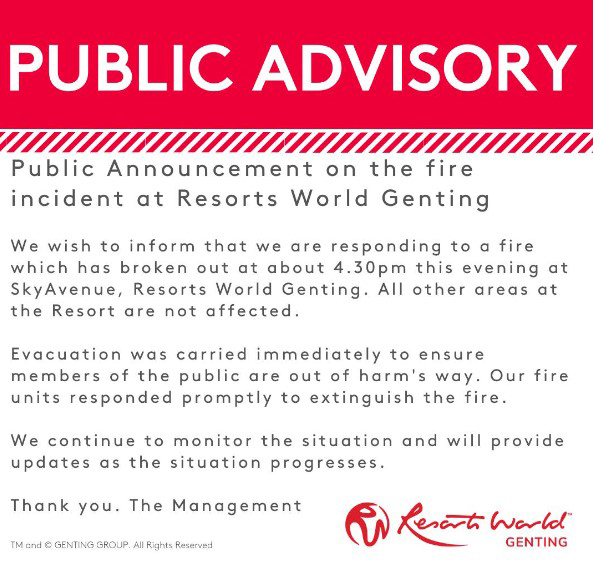 云顶大火Part 7|官方终于回应了 云天大道起火 没波及他处