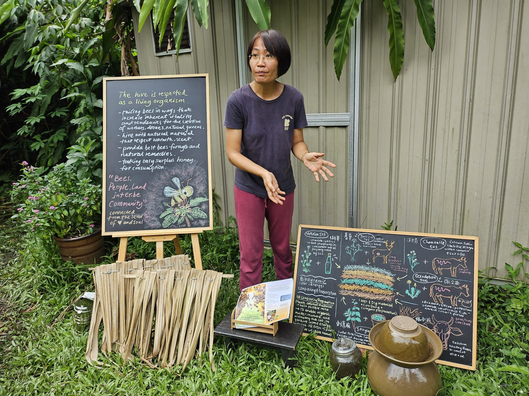 三天的养蜂工作坊将在Kongsi House进行，蔡岠莹将带领实践班分享养蜂知识。
