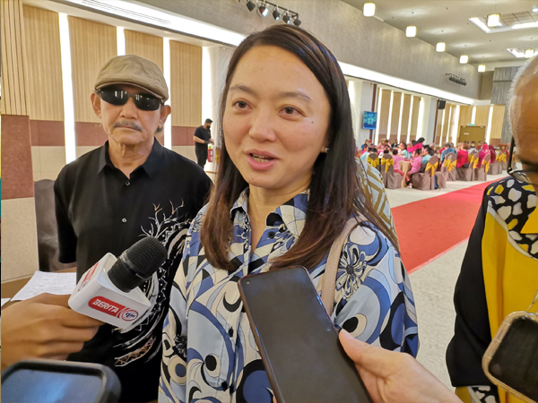 杨巧双在记者会上,回应记者针对大马运动会的课题。