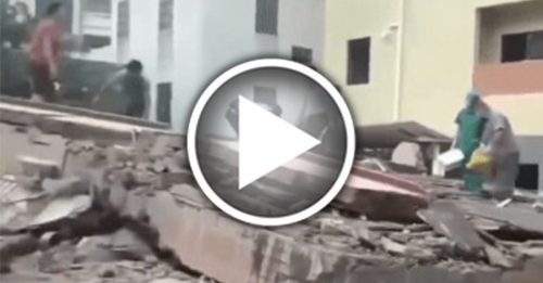 疑煤气爆炸肇祸 民宅倒塌 3死1伤