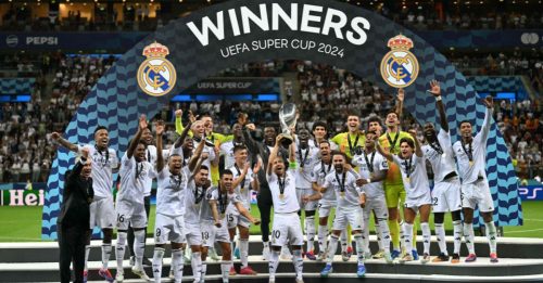 欧洲超级杯｜2比0力挫阿达兰大  皇马6度捧杯创纪录