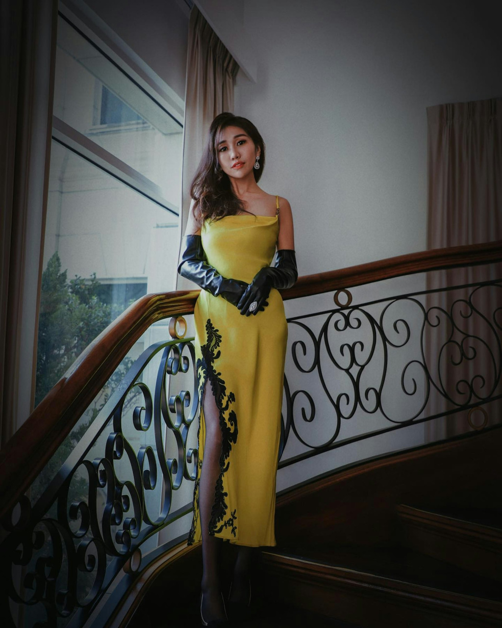 何超盈生下女儿后瘦身成功。