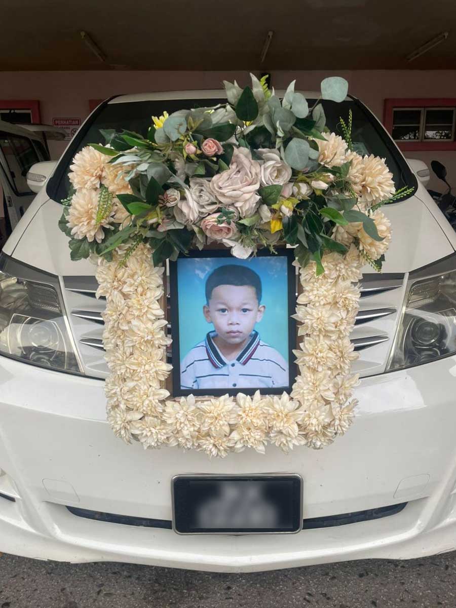 小纶杰的遗体经于23日火化。（图片由受访者提供）