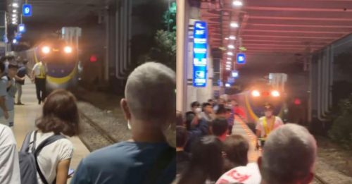 “看手机”突踩空 高中生落轨