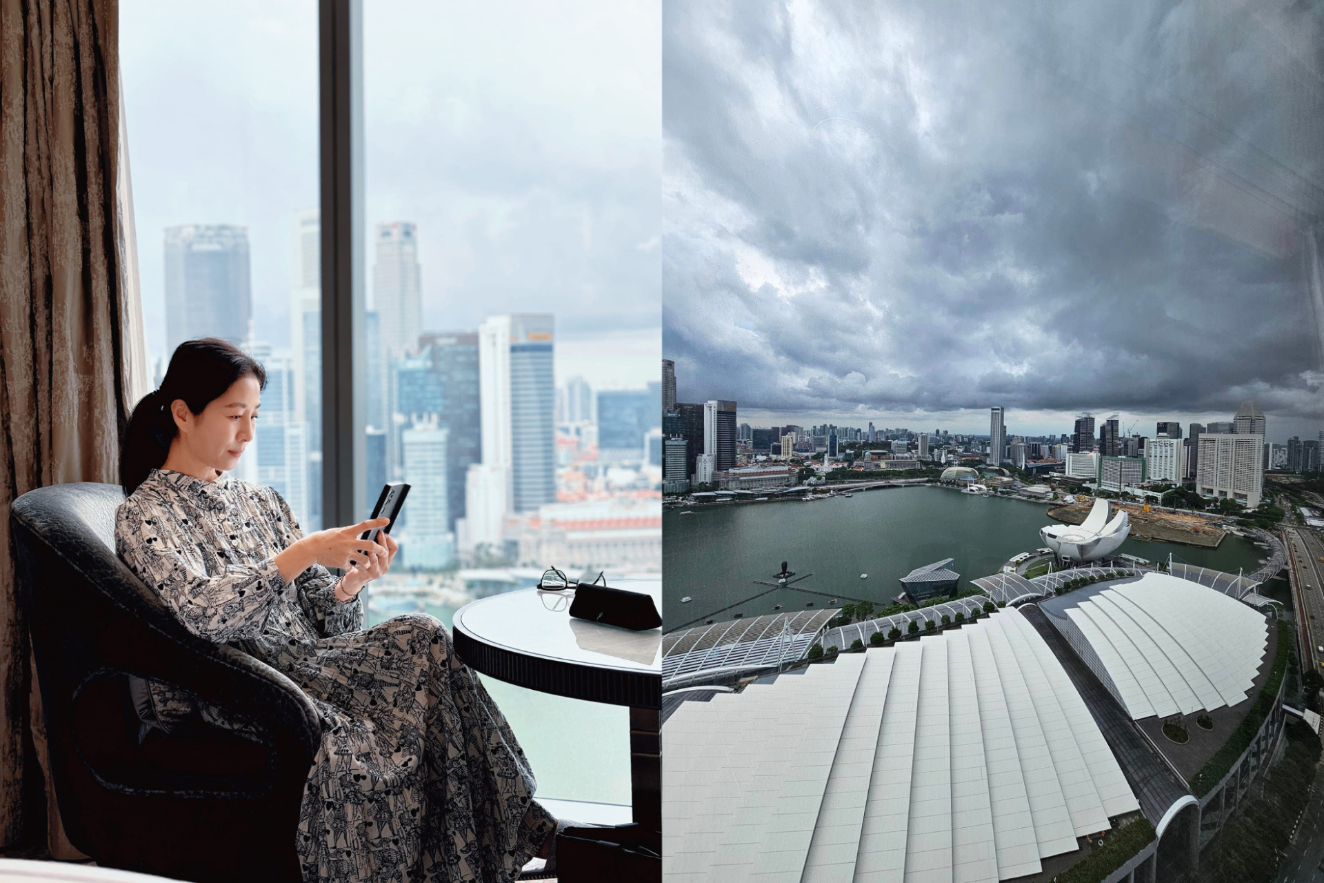 方文琳到新加坡旅游。