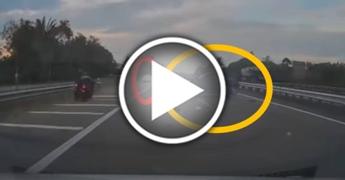 白色马自达涉危驾 网民抱不平 直呼被撞Axia很无辜