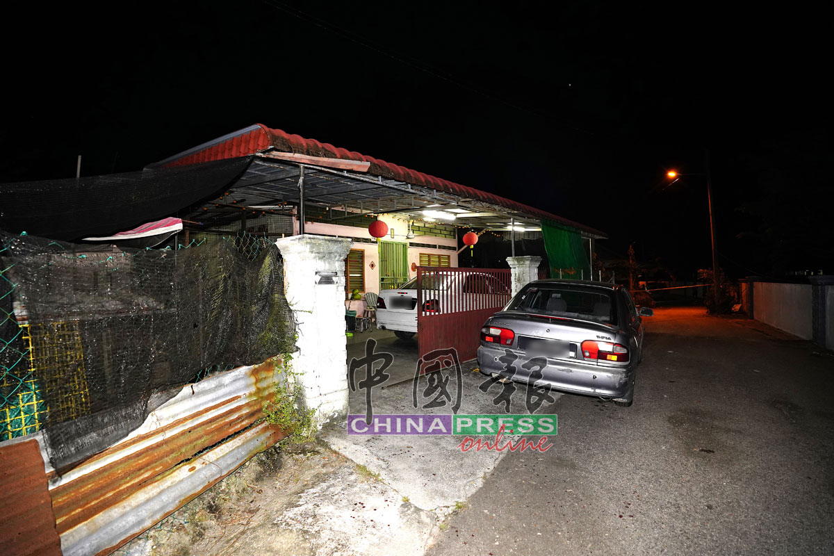 发生哥哥杀死弟弟命案的沙叻北新村住家。