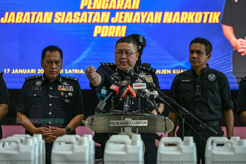 许国振说，可卡因在大马的售价为每公斤20万令吉，在其他国家如纽西兰，价格为每公斤114万令吉。
