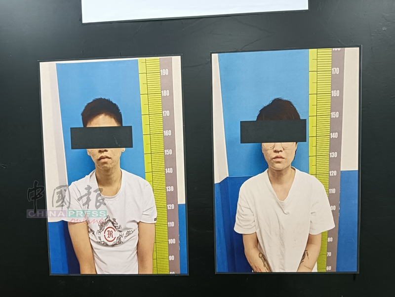 年轻情侣涉嫌贩毒，遭警方逮捕助查。