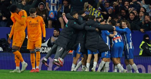 西甲｜维尼修斯进球被吹  皇马0比1不敌埃斯班诺