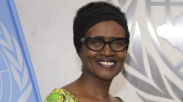 联合国爱滋病规划署署长拜恩伊玛。