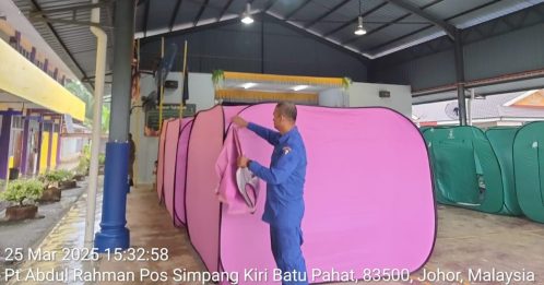 柔佛水灾｜灾黎人数持续下降 449人滞留疏散中心