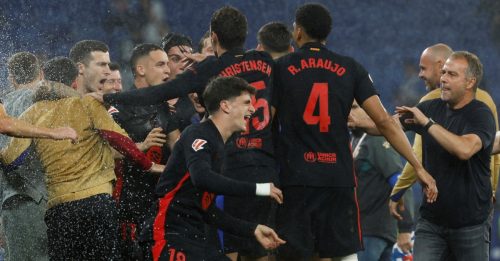 西甲｜打比战2比0胜埃斯班诺　巴塞提前2轮夺冠