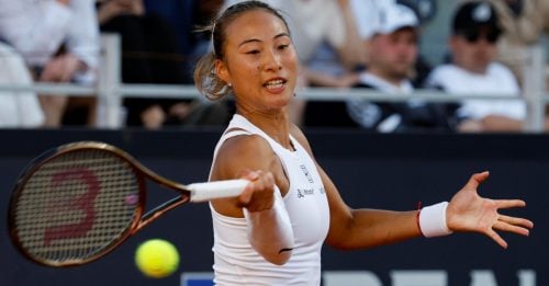 罗马女子网球赛| 郑钦文杀入8强 火併萨巴伦卡