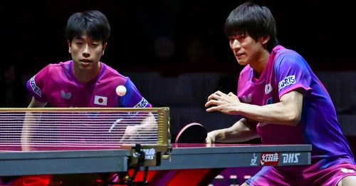 世界乒乓锦标赛｜力挫宝岛组合 日本阔别64年男双封王