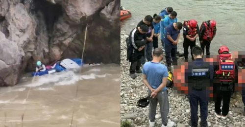 女救援队员为救落水儿子 遭卷入暗河漩涡遇难