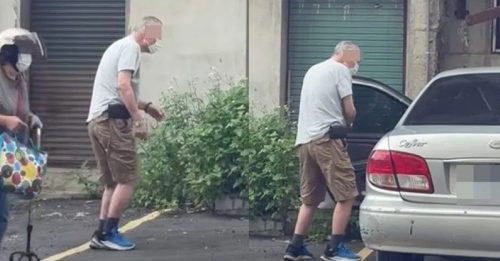 六旬翁走路不稳还开车 警拦查竟发现没驾照