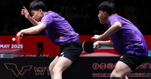 世界乒乓锦标赛｜淘汰法国世界第1 台湾男双坐亚望冠