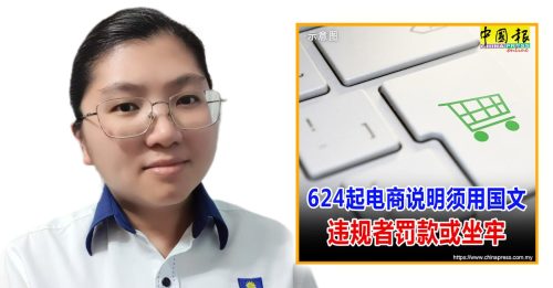 仓促推行马来文书写商品标注 董嘉欣：给电商制造混乱