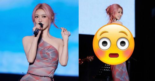 薛凯琪露美背开唱　激瘦身形网震惊：像纸片人