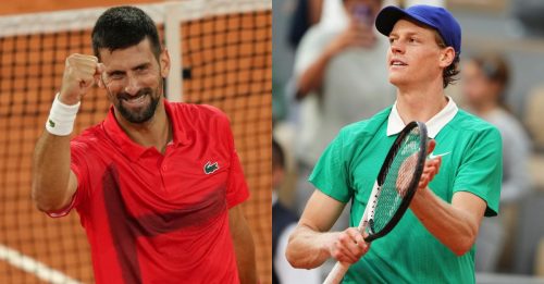 法国网球公开赛｜逆转淘汰兹维列夫  卓科威奇4强斗辛纳