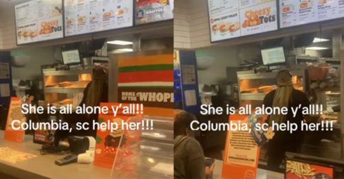 没人来上班 三宝妈日干12小时 独自撑起快餐店