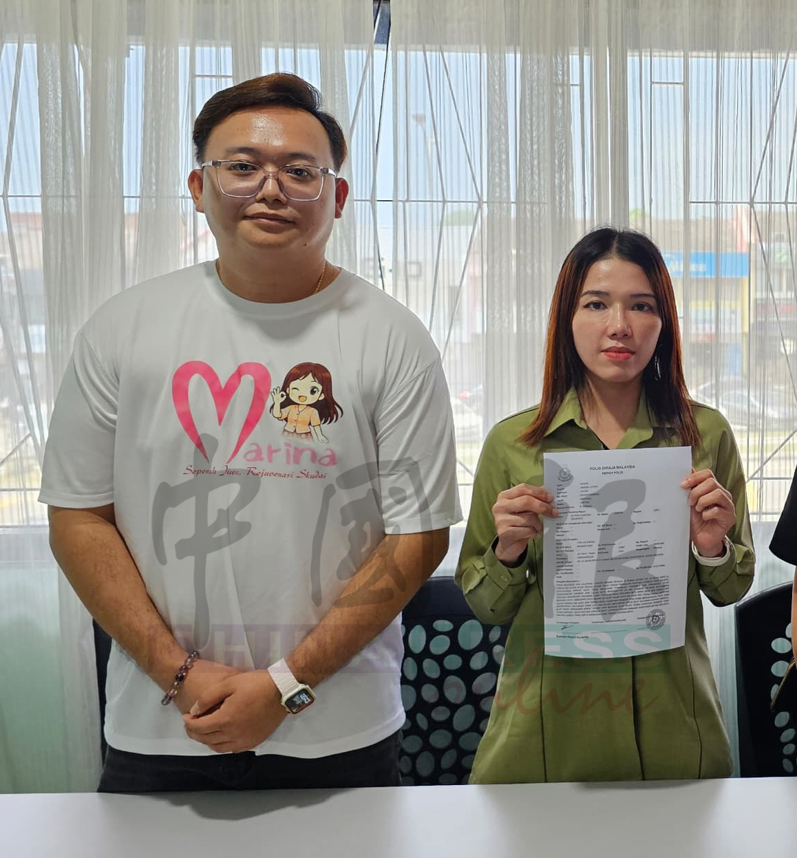 陈家豪和玛丽娜