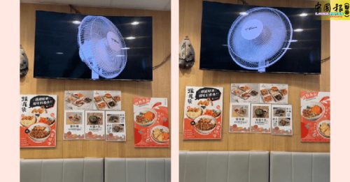 店家播电风扇画面解暑 女食客有离奇反应