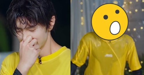 假发遭喷飞全场笑疯 男星：当没看见好吗