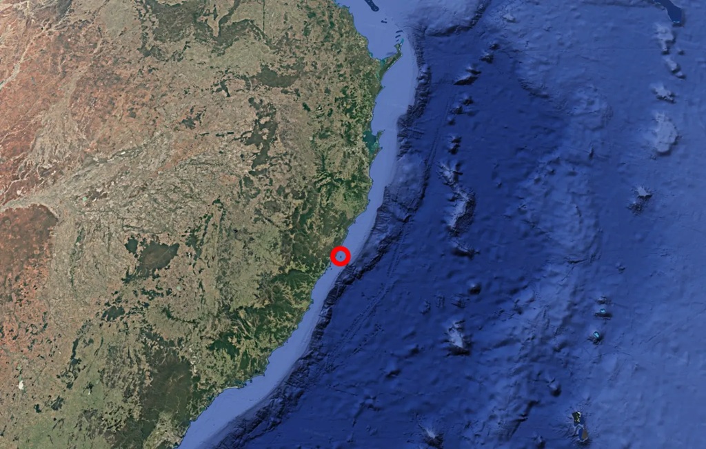 达西被发现的地点。