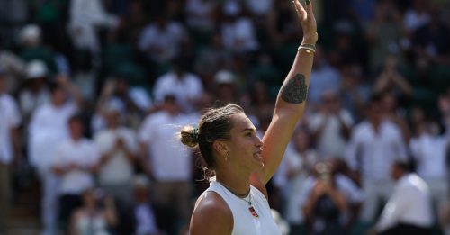 温布顿网球公开赛｜轻取布兰斯汀   萨巴伦卡开门红