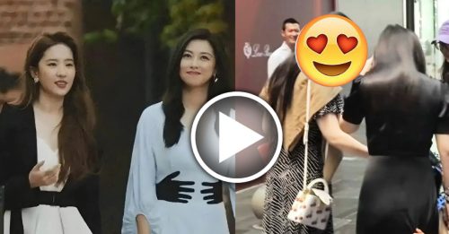 陪朱珠逛街过生日 刘亦菲气质炸裂 香气逼人