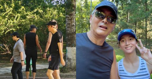 70岁影帝北京跑步被捕获 亲民发言获赞幽默