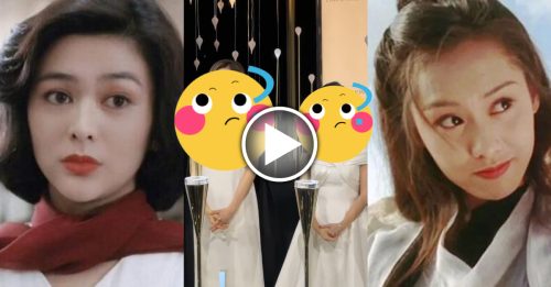 2女神同框斗美 她身形发福 胸部下垂