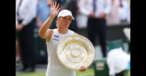 温布顿网球公开赛｜阿尼西莫娃吞双蛋 斯维泰克封后